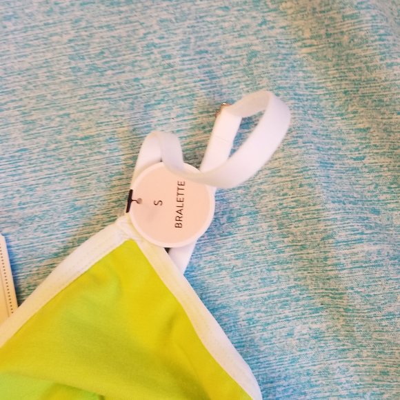 NWT Forever 21 TWO (2) Lime Green Bralettes Small - Picture 4 of 11